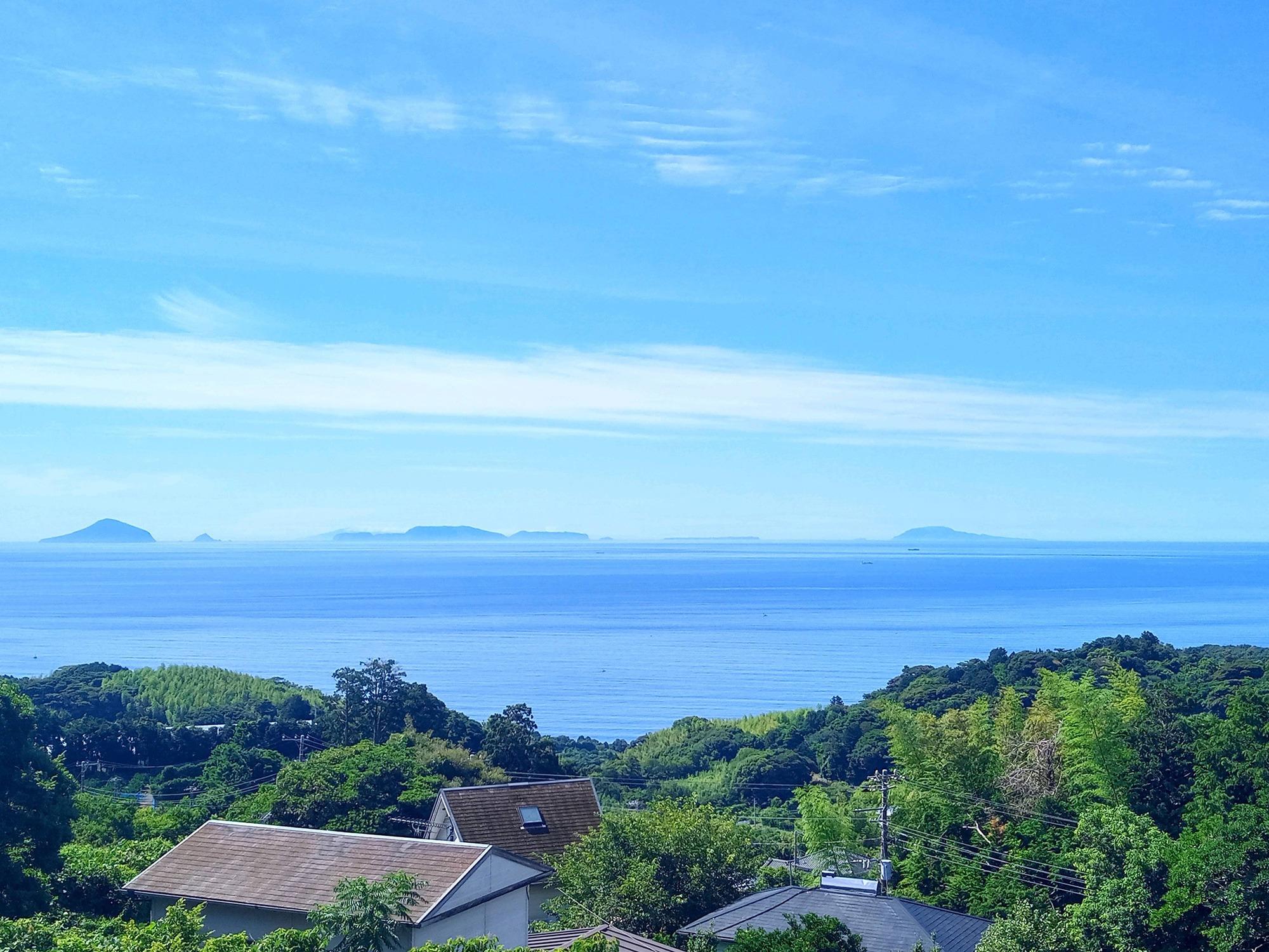 20230721伊豆６島が輝く夏空