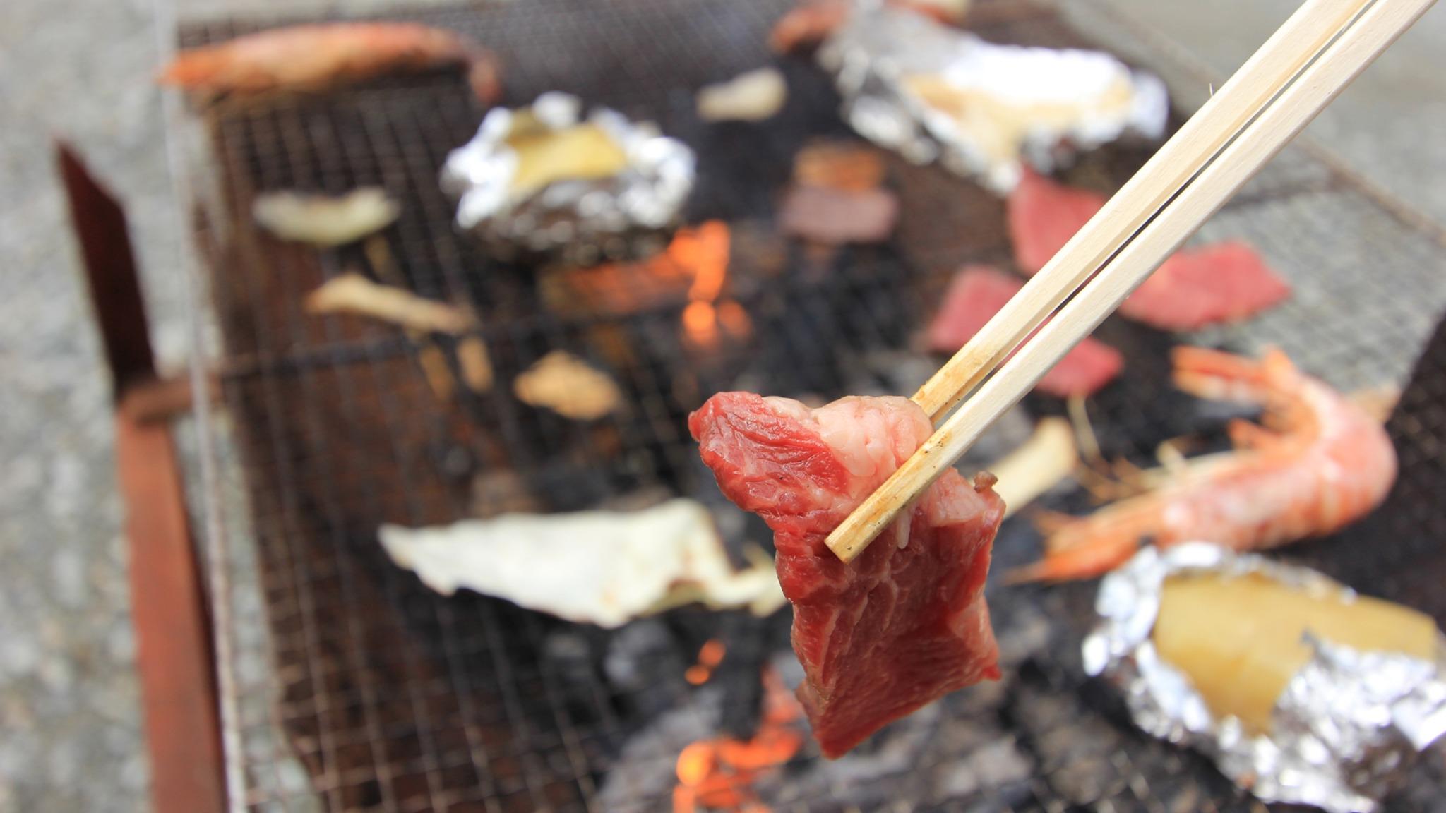 夕食BBQ（イメージ）