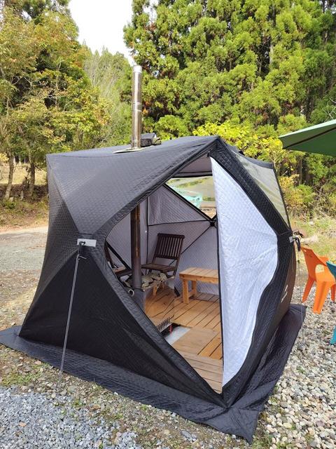 みや様コンロセットオプションサウナテント 4人用 薪ストーブ