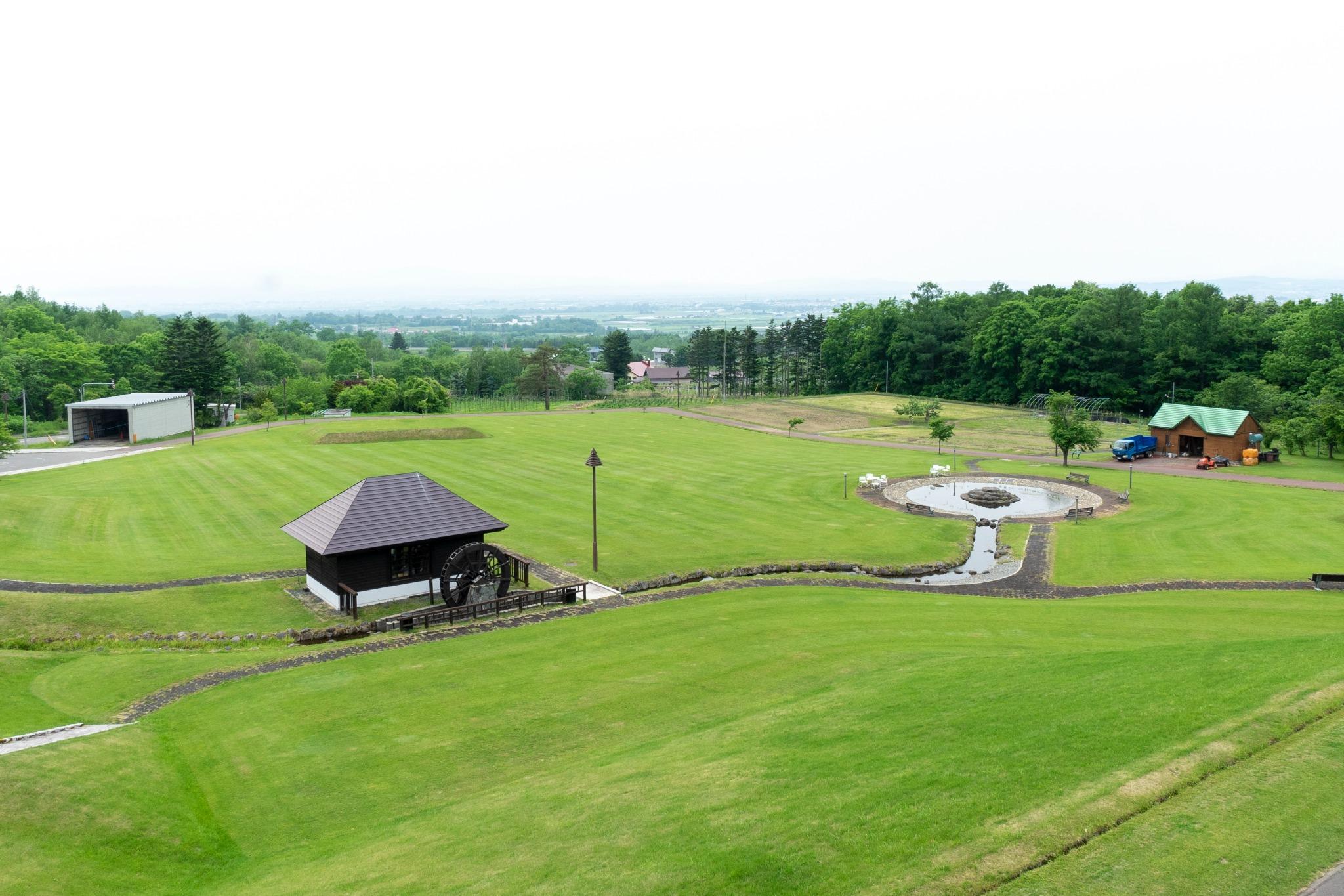 まあぶ公園キャンプサイト（アグリ工房まあぶ敷地内）のサイト風景