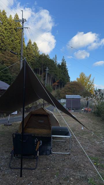 休平日1500円！のせがわ村ソロ専用テント場》雲海スポットまで車で7分