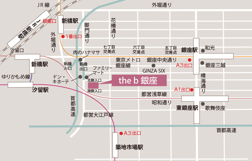 the b 銀座