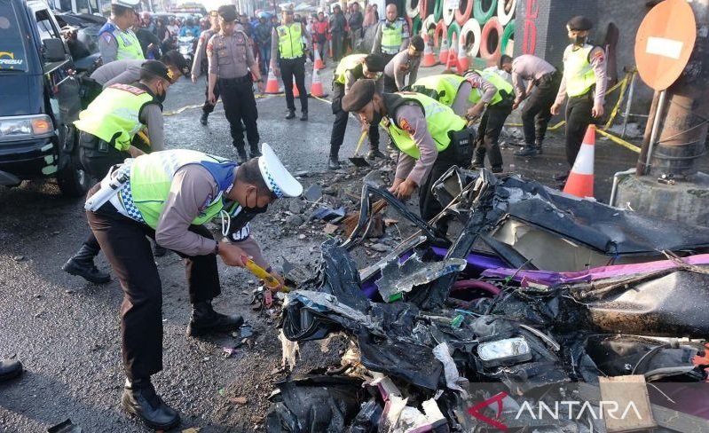 Kecelakaan Jalan Raya di Wonosobo