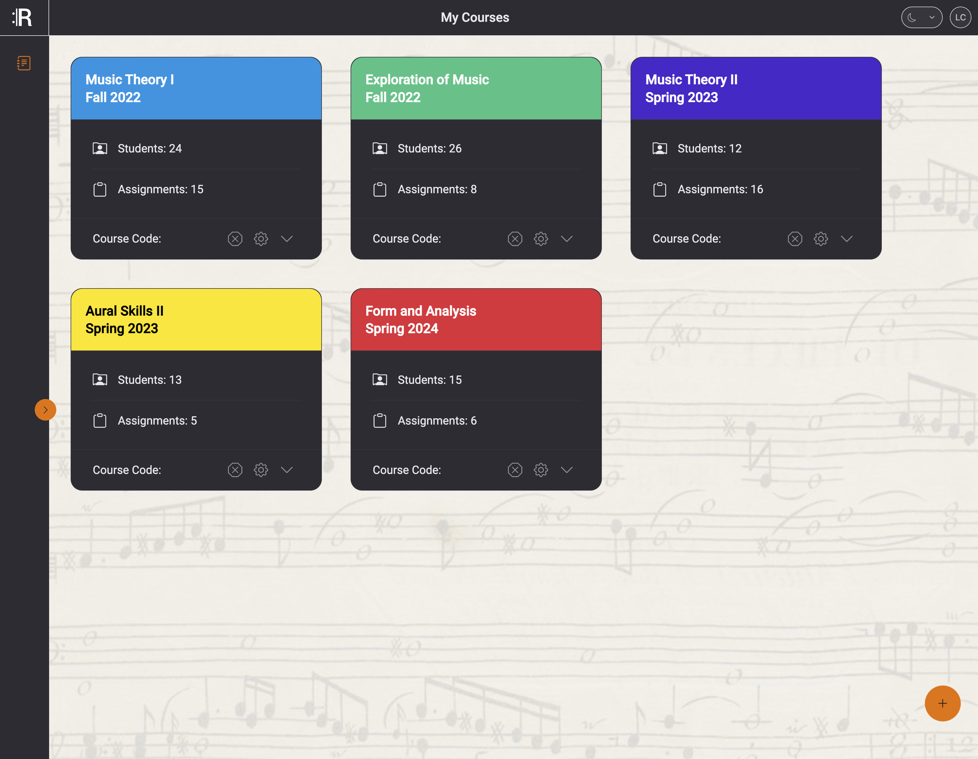 Rameau course management