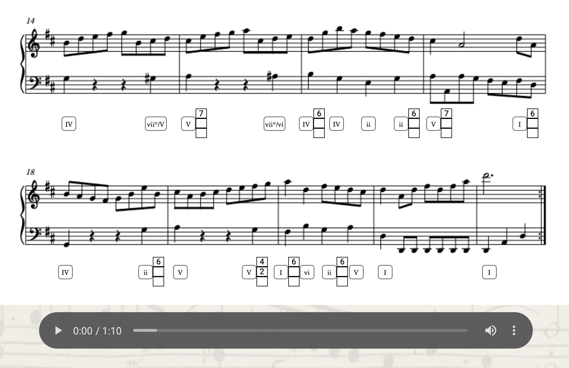 Rameau audio playback