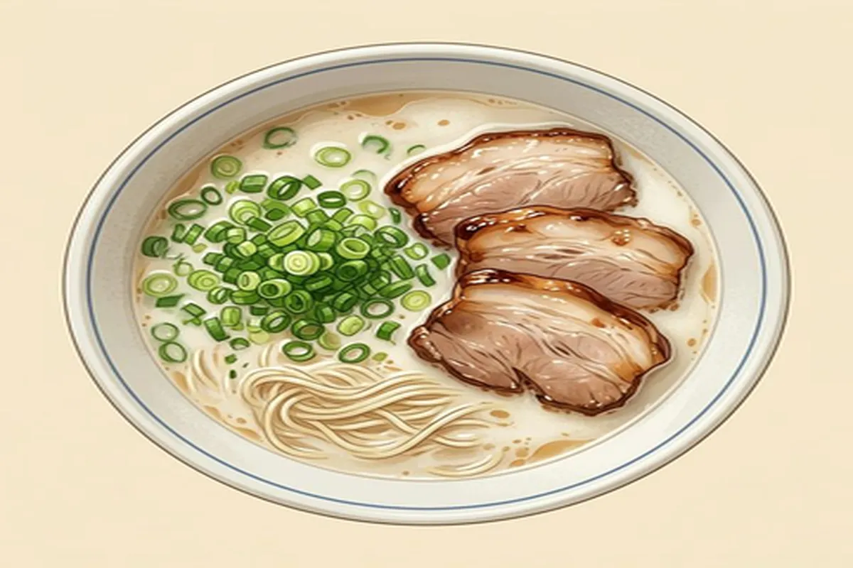 天草大王を100%使用した黄金スープの極上塩ラーメン。
