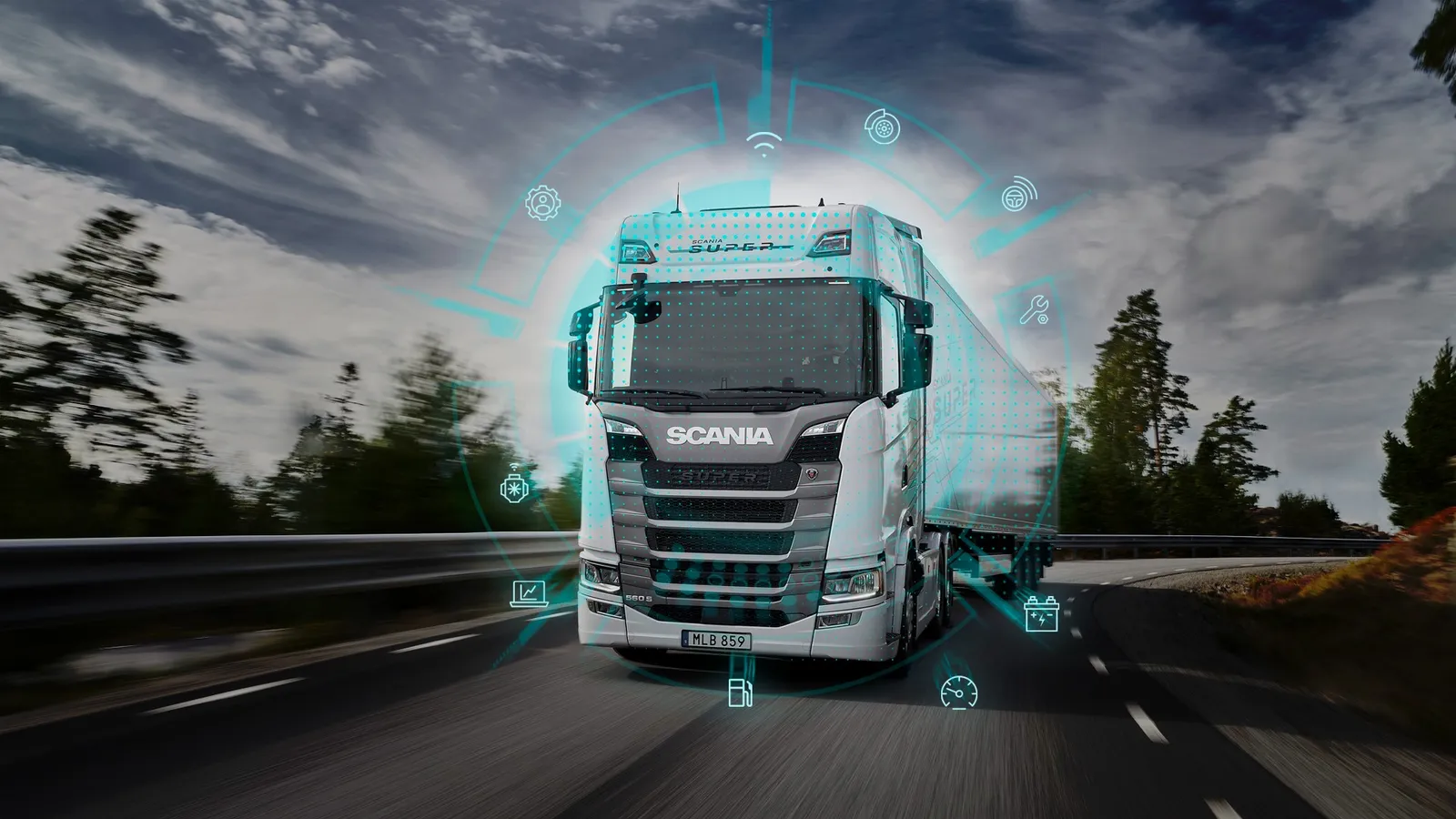 Scania SUPER: la strada verso il futuro del trasporto. Connettività e innovazione per viaggi efficienti e sicuri.