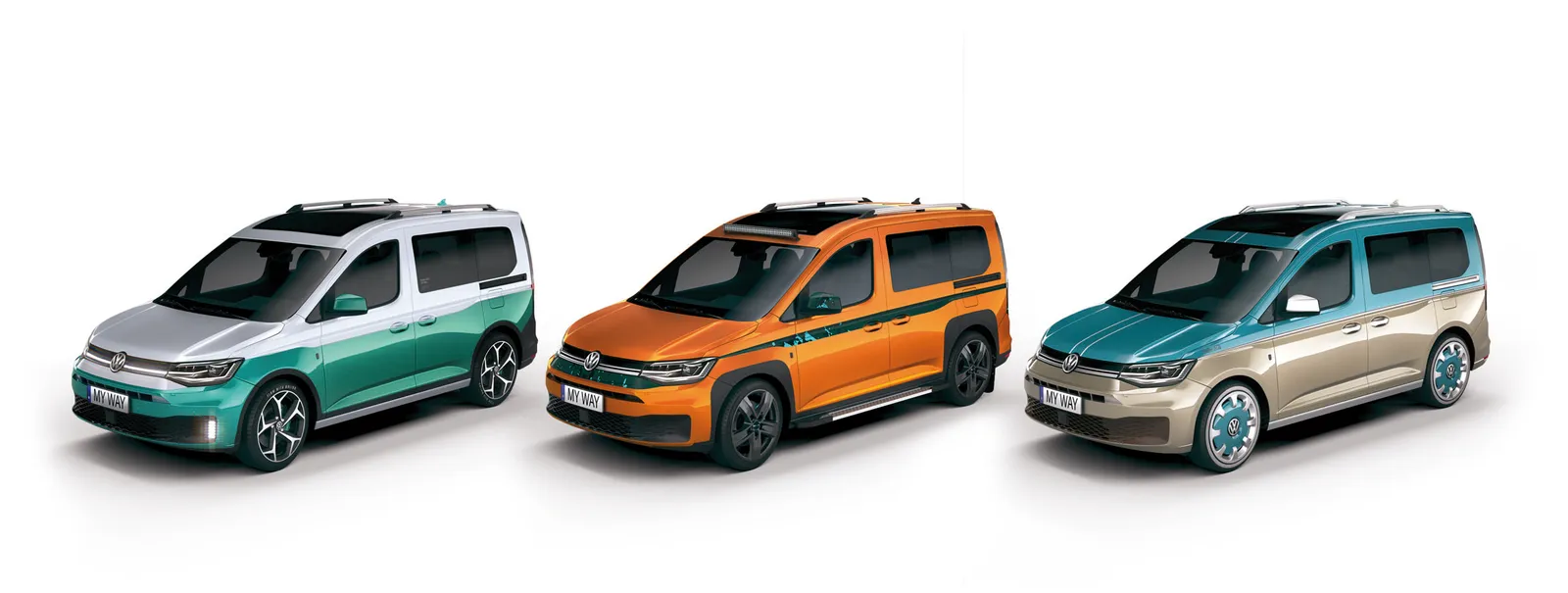 Collezione Caddy My Way. Modelli Malibu, Adventure e Dolce 50's