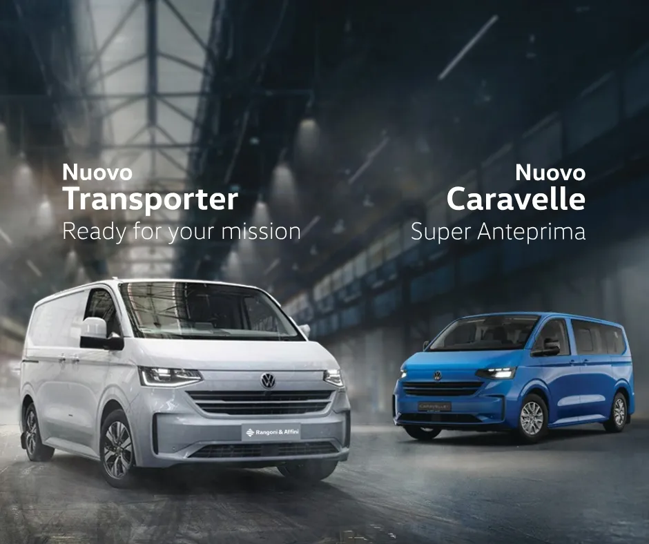 Nuovi Volkswagen Transporter e Caravelle: pronti per la tua missione, in super anteprima!