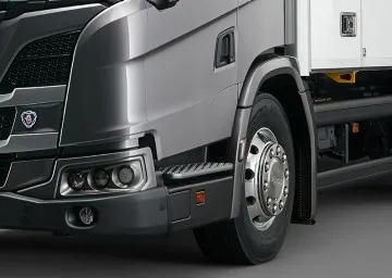 Dettaglio salita accessibile di Scania Serie L