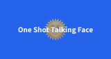 One shot talking face