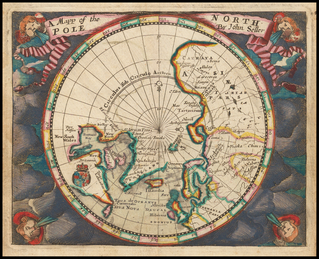 Ancient North Pole Map