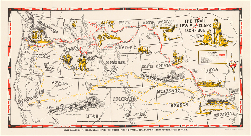 The Trail of Lewis and Clark 1804 - 1806 - Barry Lawrence Ruderman ...