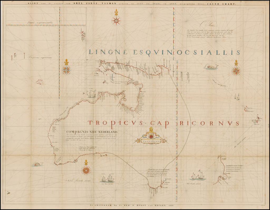 古地図 1851年 J.タリス ニューサウスウェールズ州 オーストラリア東