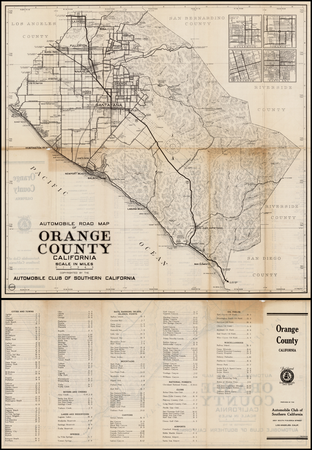 Corona Del Mar Map, Orange County, CA – Otto Maps