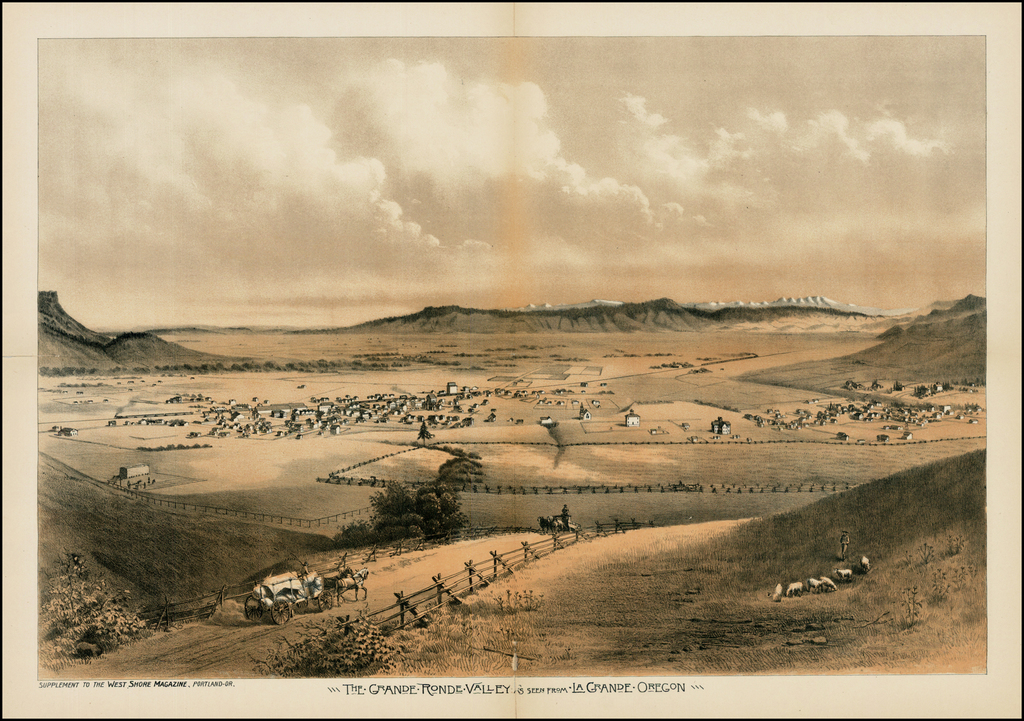 The Grande Ronde Valley As Seen From La Grande Oregon Barry Lawrence