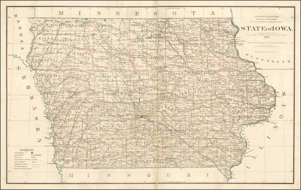 State of Iowa . . . 1885. Compiled from the official