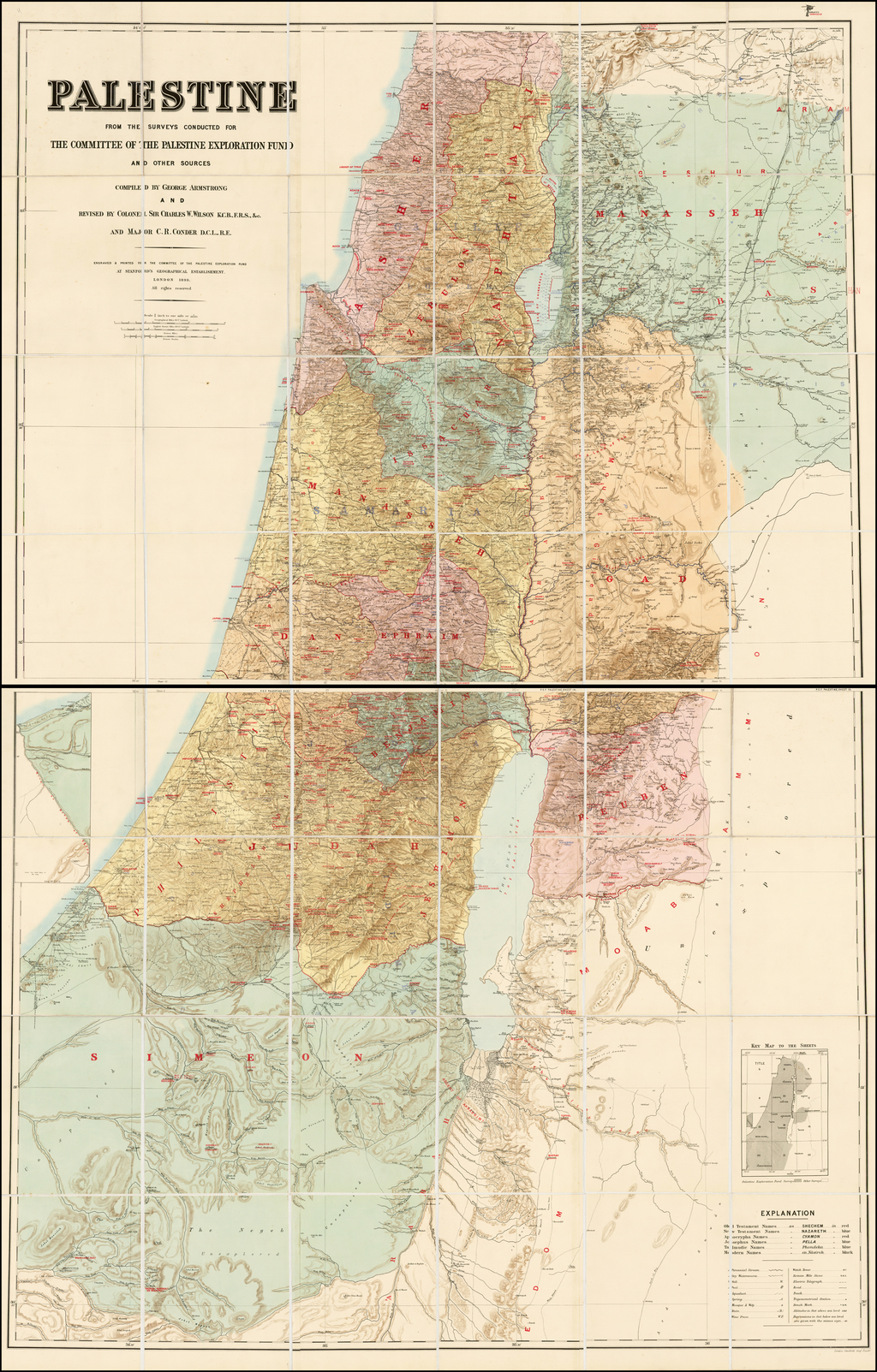 Palestine from the Surveys Conducted for the Committee of the Palestine