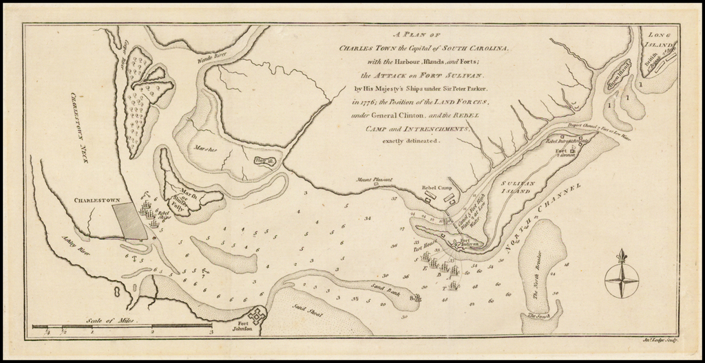 A Plan of Charles Town the Capital of South Carolina, with the Harbour