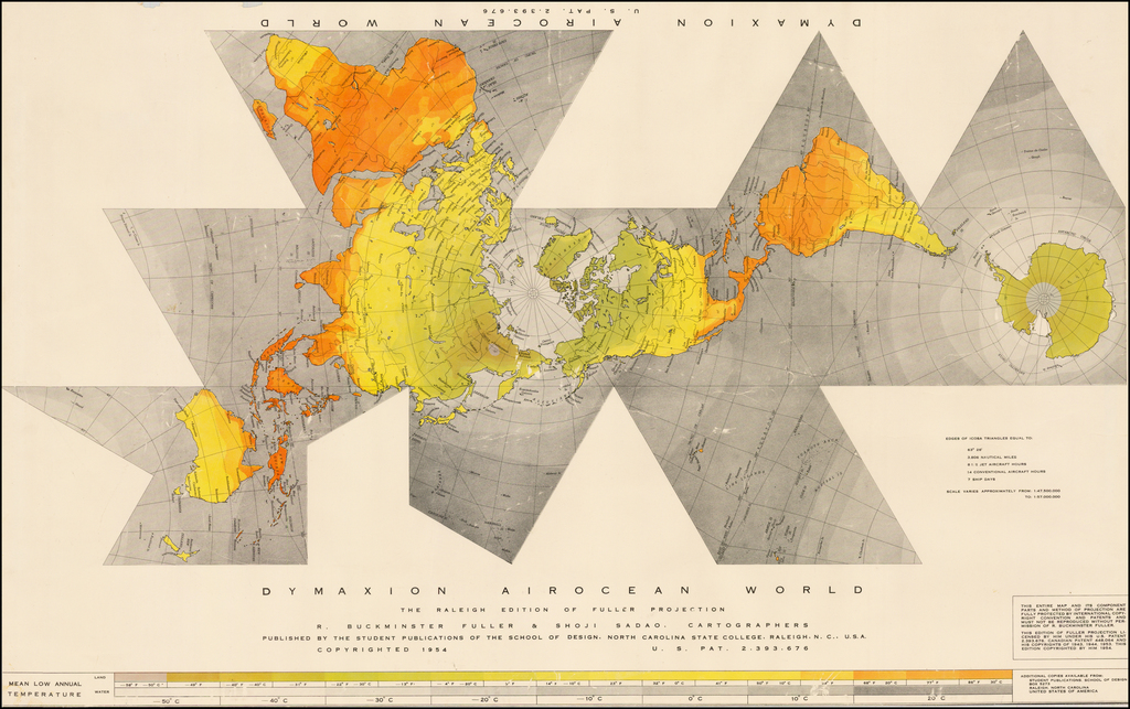 Dymaxion Airocean World The Raleigh Edition of the Fuller