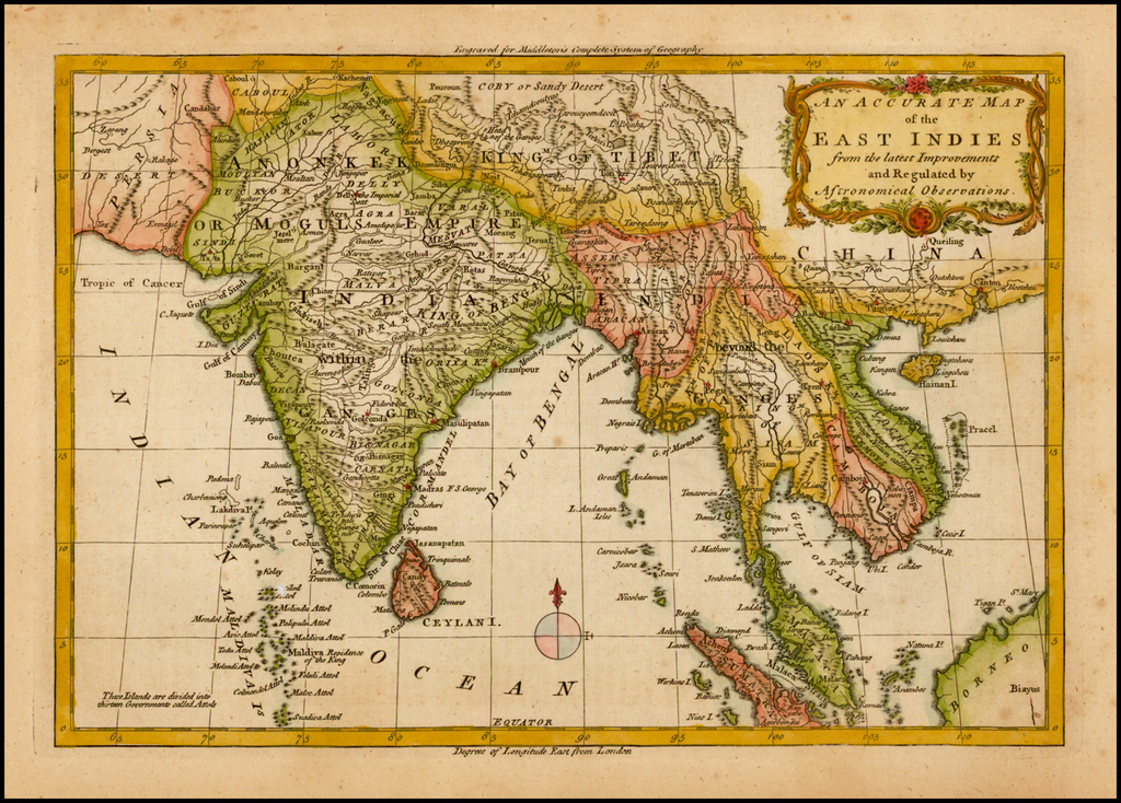 An Accurate Map of the East Indies from the Latest Improvements and