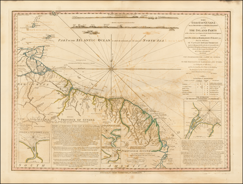 The Coast Of Guyana From The Oroonoko To The River Of Amazons And The 
