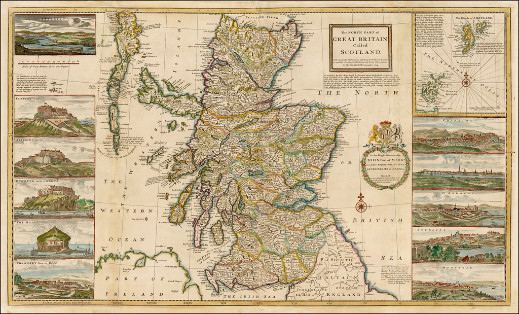 The North Part of Great Britain Called Scotland with Considerable