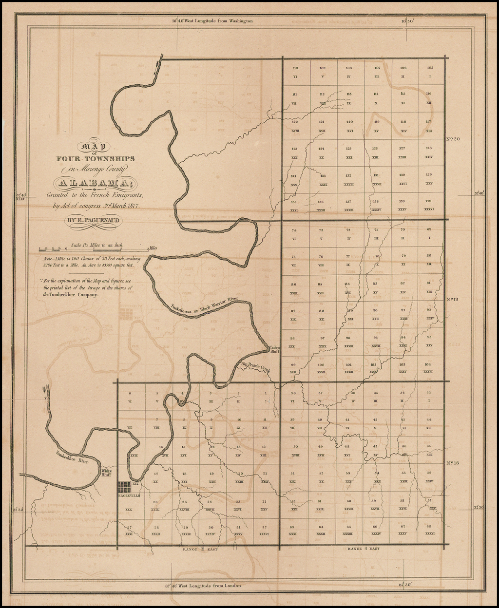 alabama townships and range map