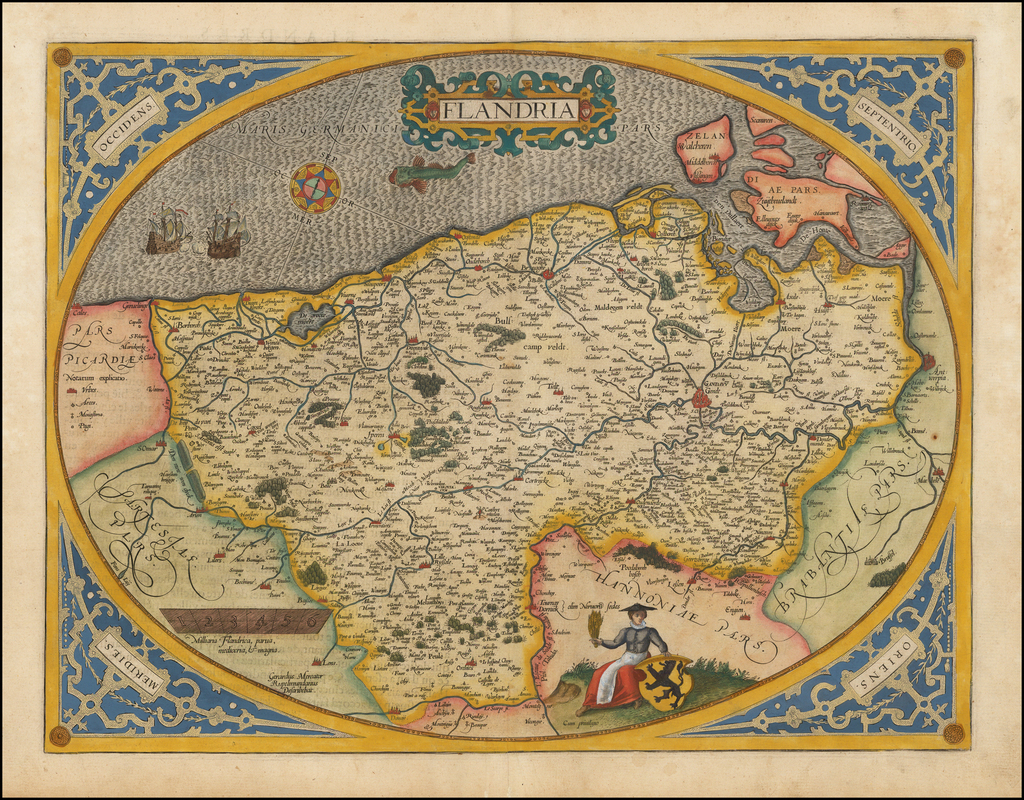 Flandria Barry Lawrence Ruderman Antique Maps Inc 0592