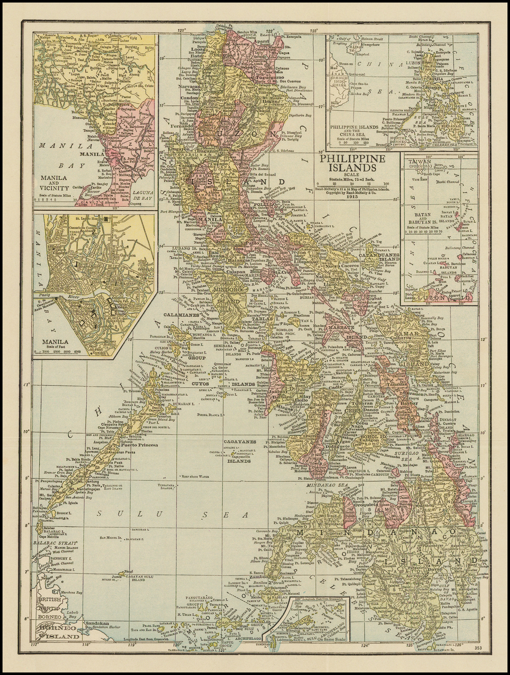 Philippine Islands - Barry Lawrence Ruderman Antique Maps Inc.