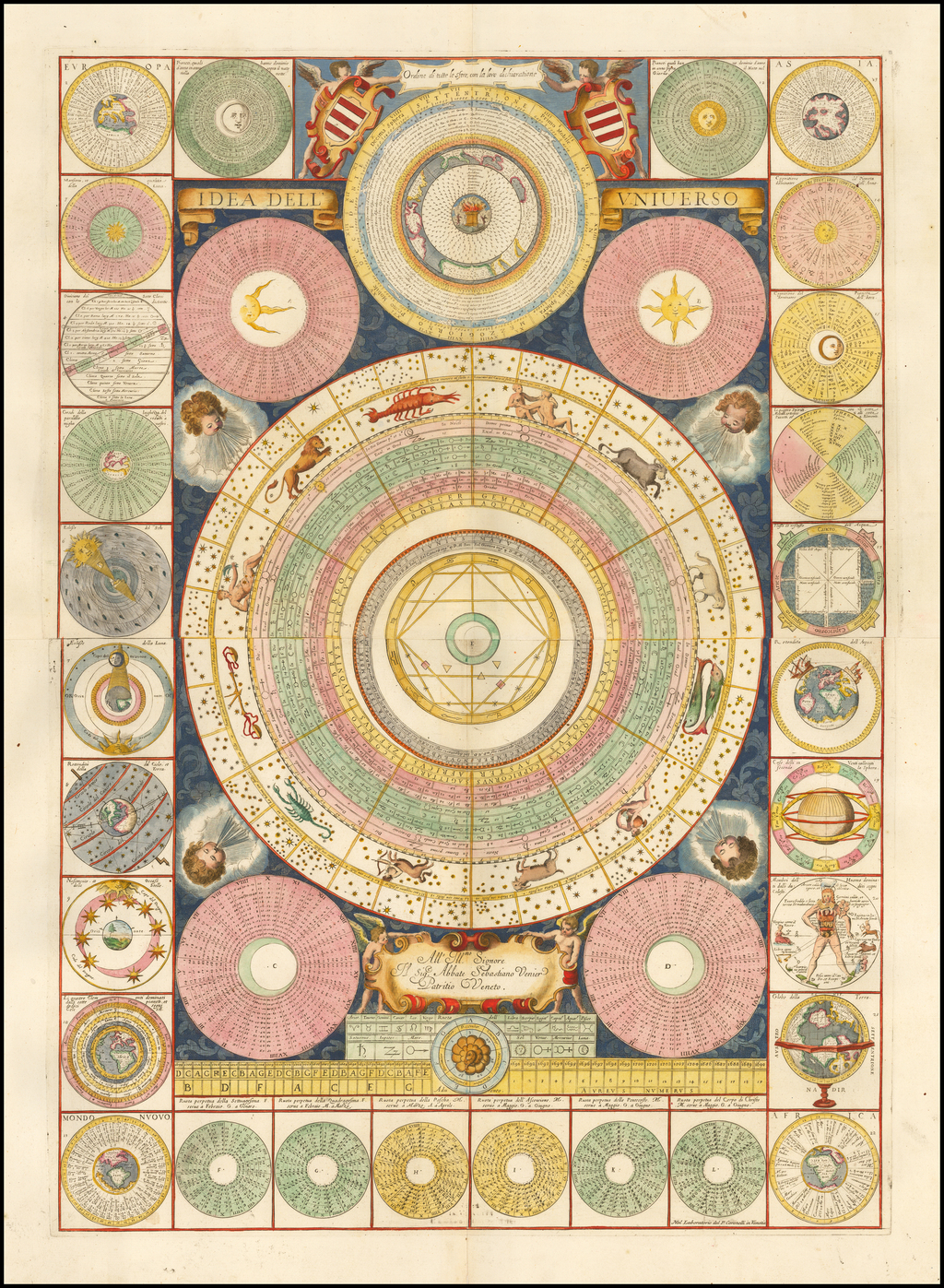 Idea Dell' Universo [2 Sheet Cosmographical Chart] - Barry Lawrence ...