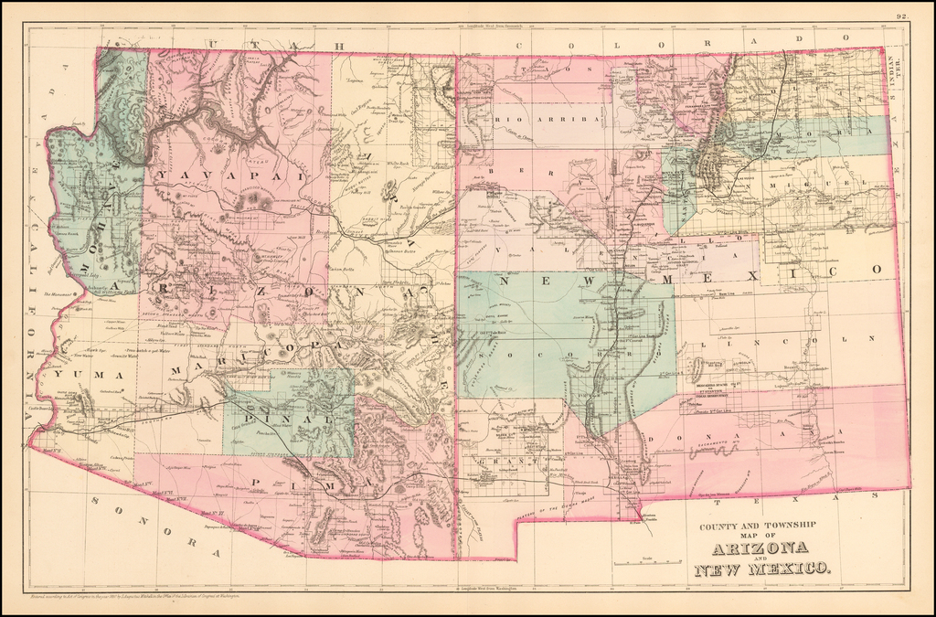 arizona township and range map kml