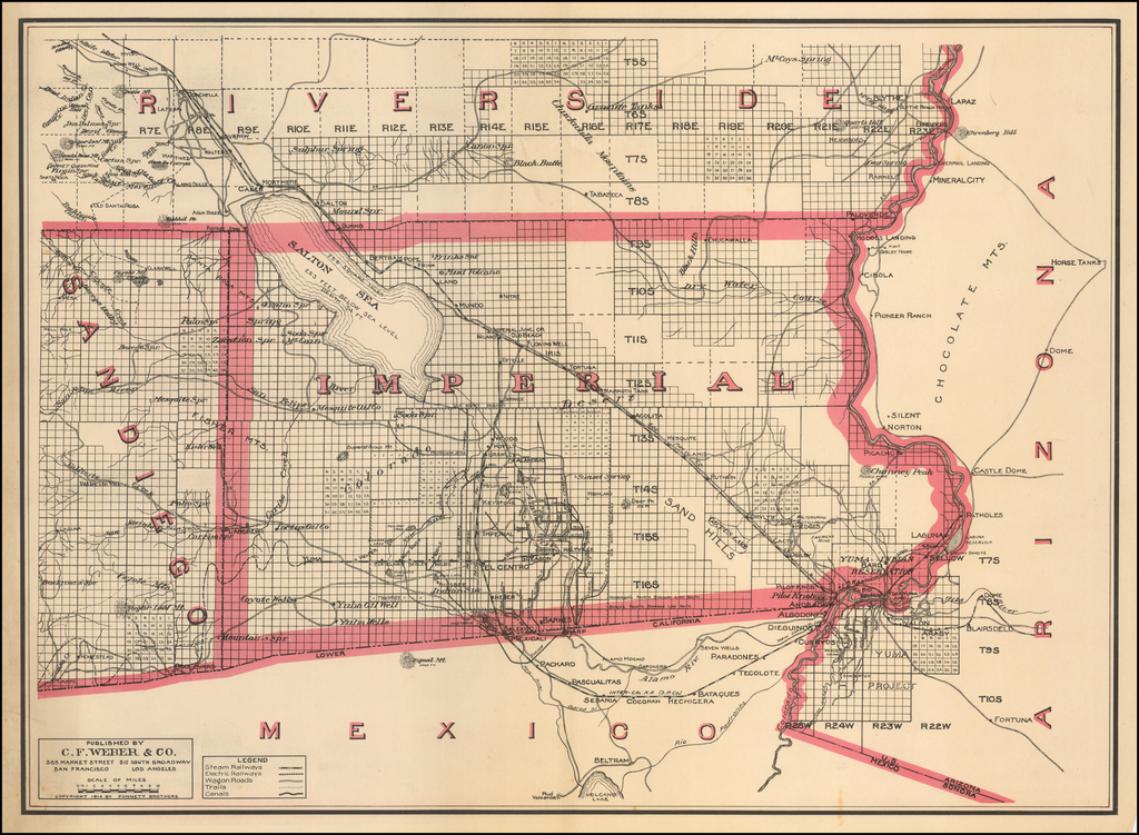 (Imperial County) Barry Lawrence Ruderman Antique Maps Inc.