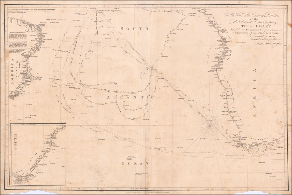 [South Atlantic Ocean] To The Honble. The Court of Directors of the United East India Company 