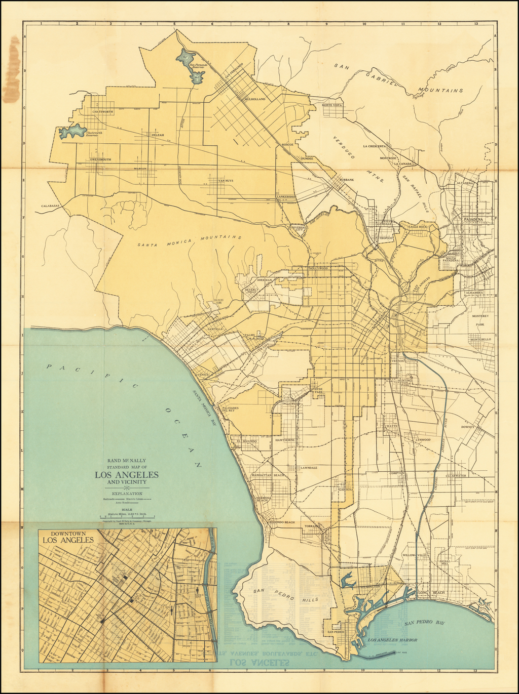 Free Printable Map Of Los Angeles - Printable Online