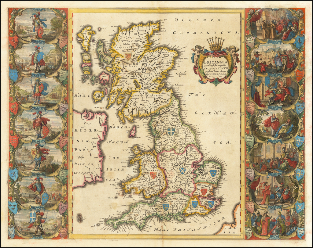 British Isles Map By Willem Janszoon Blaeu