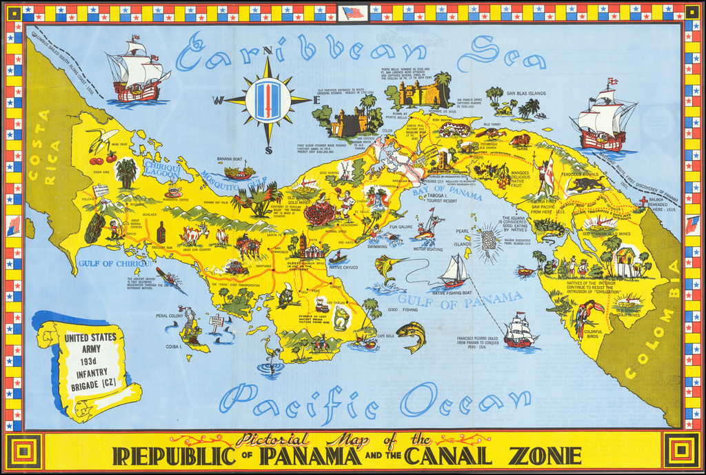 panama city time zone map