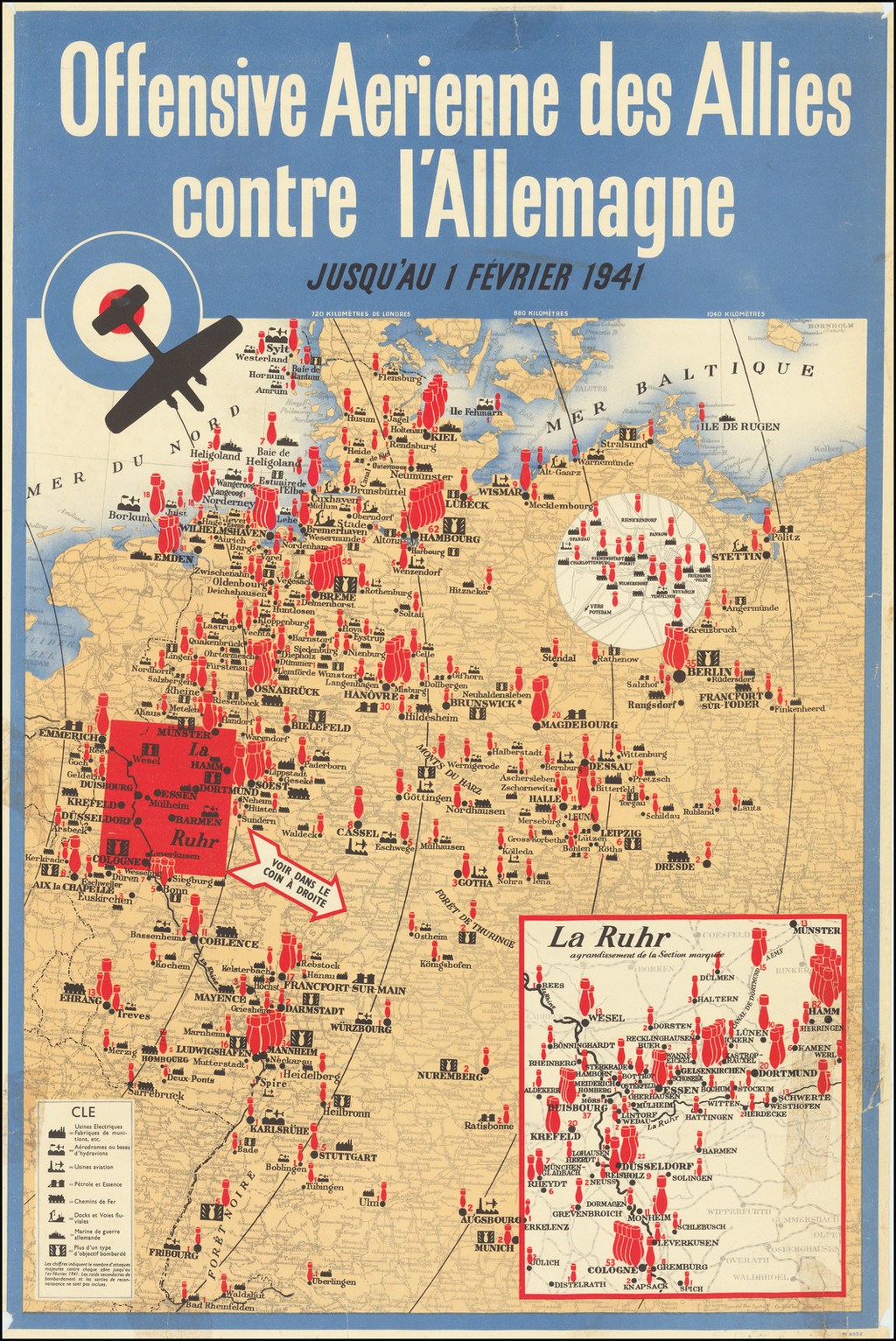 (Second World War - Allied Bombing of Germany) Offensive Aerienne des