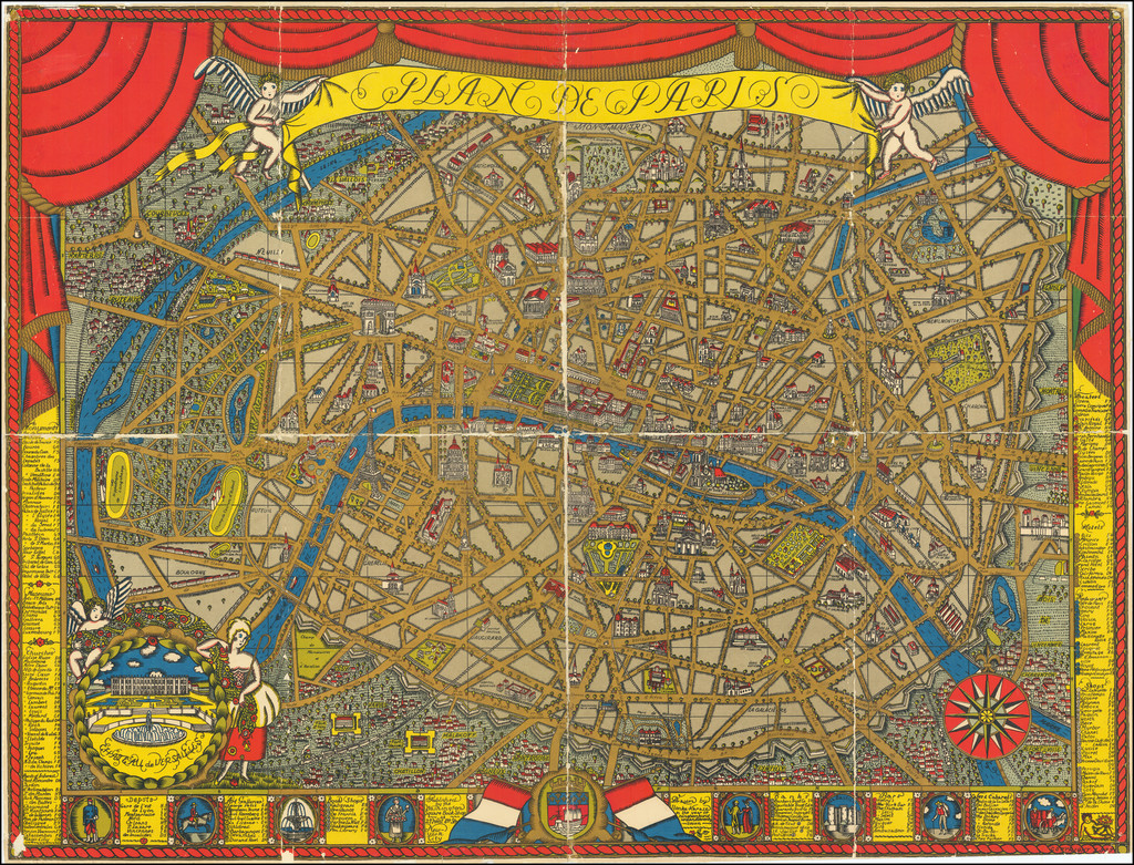 Plan de Paris | RUDERMAN Maps