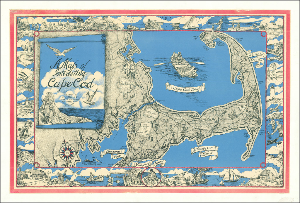 cape cod history maps