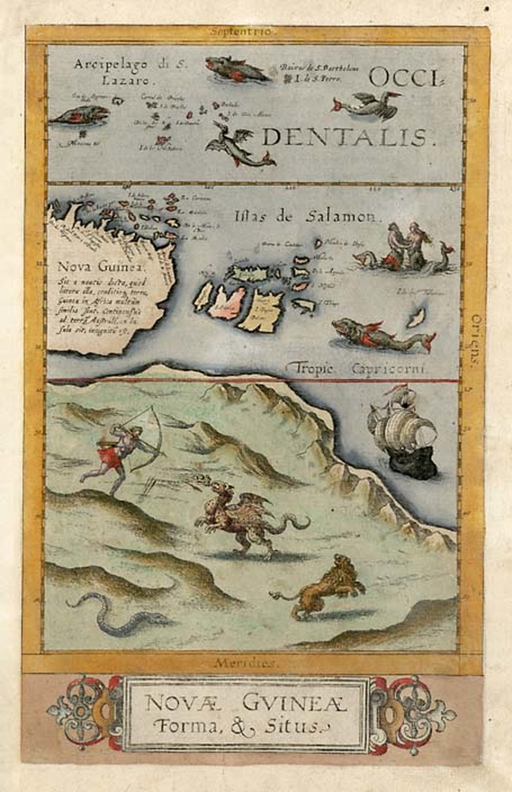 Novae Guineae Forma, & Situs | Ruderman Rare Maps