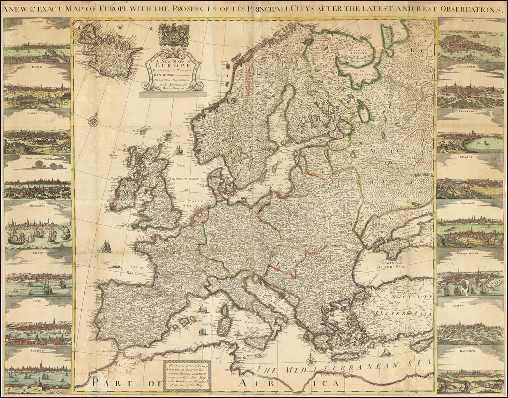 Europe Map By Henry Overton