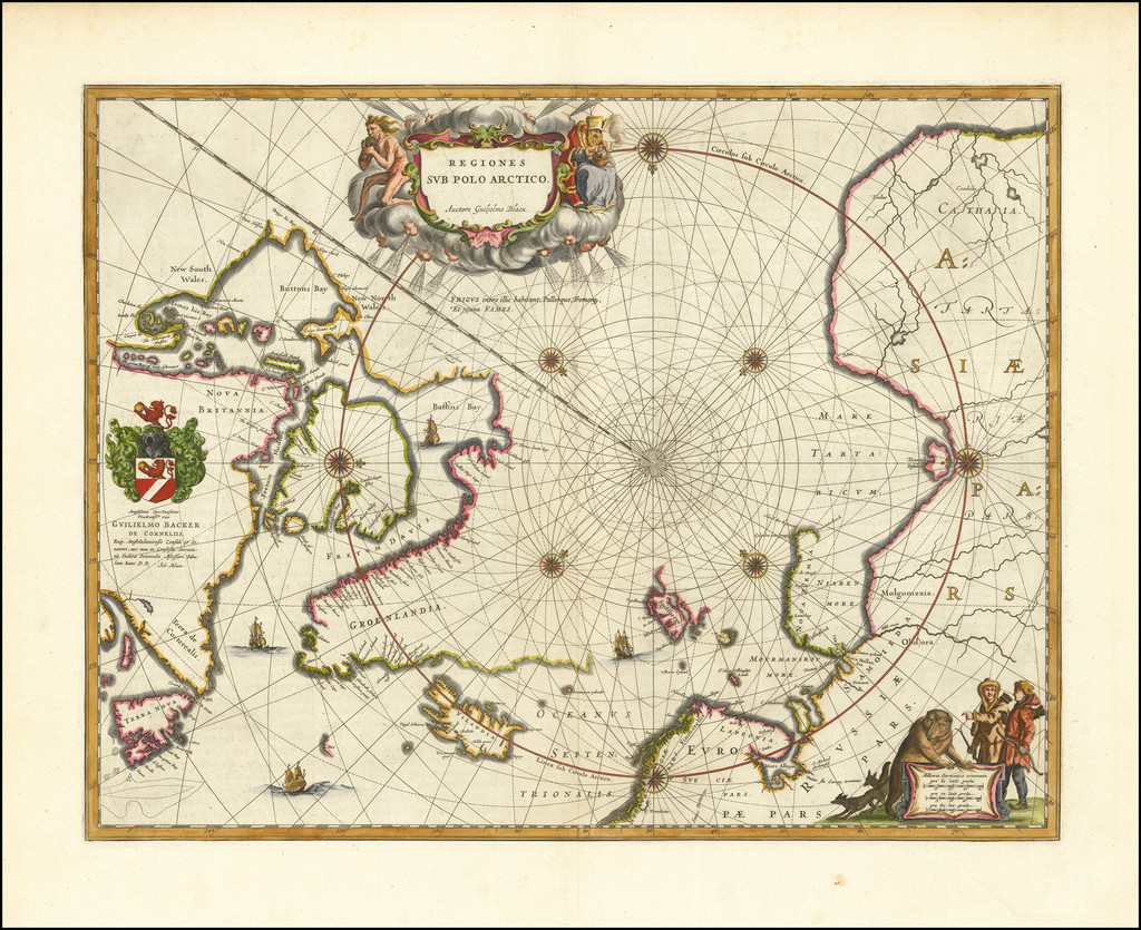 Polar Maps Map By Johannes Blaeu