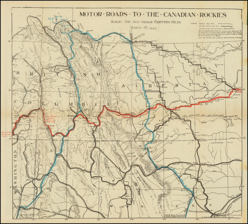 Motor Roads To The Canadian Rockies . . . March 1st 1923 - Barry ...