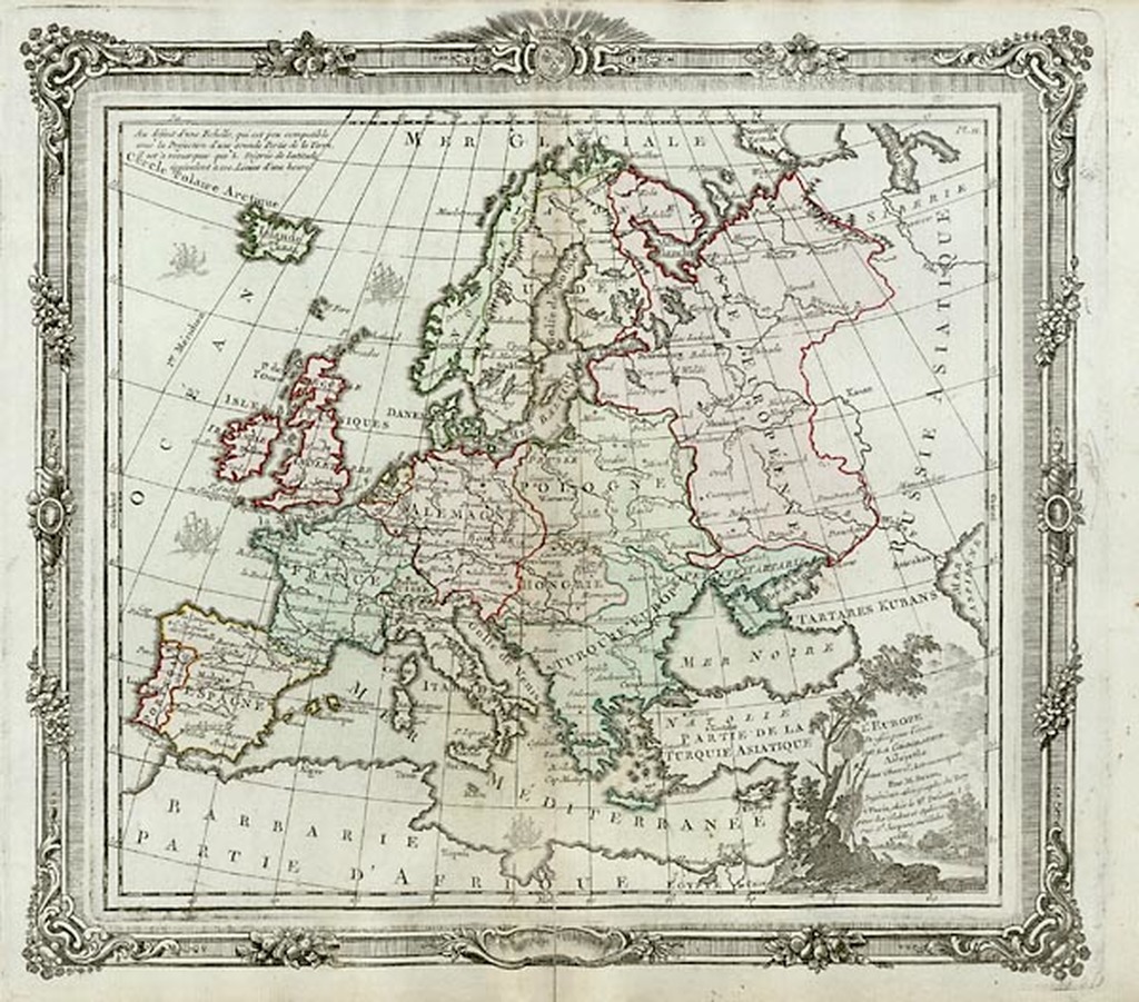 L'Europe…1786 - Barry Lawrence Ruderman Antique Maps Inc.