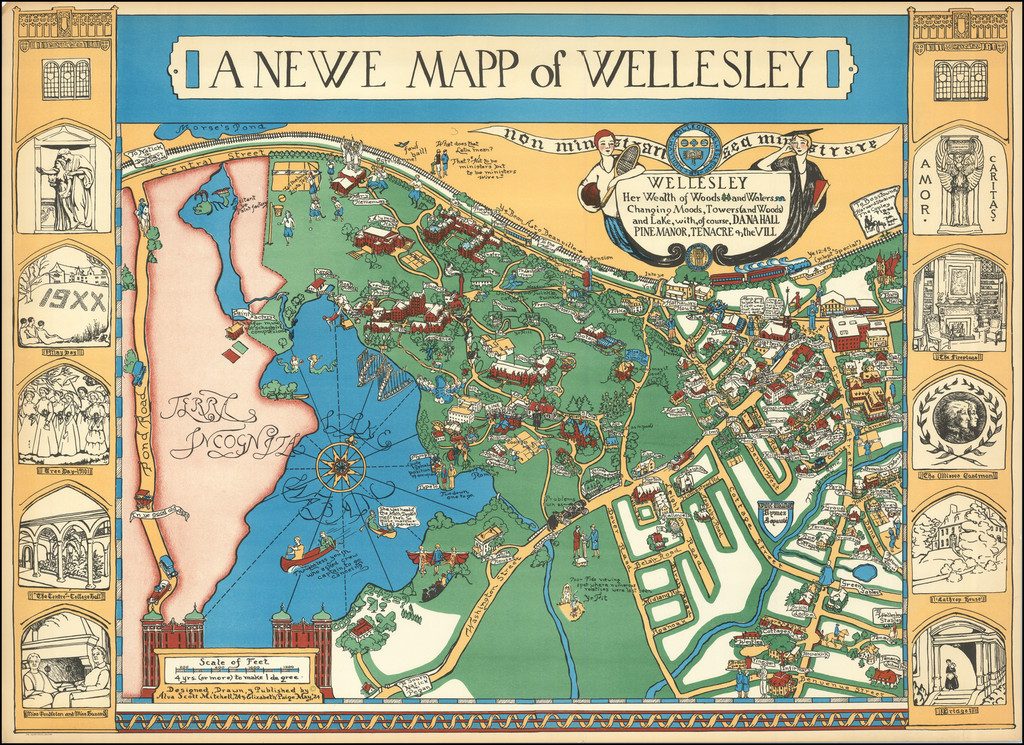 wellesley college campus map