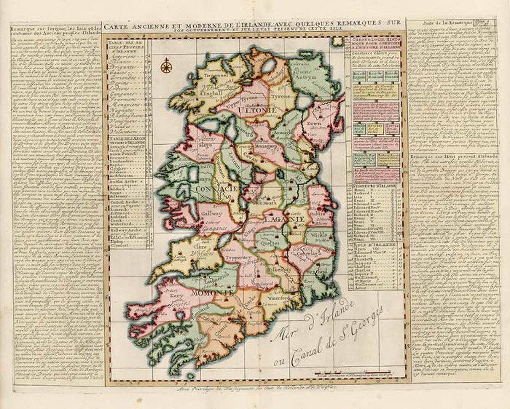Carte Ancienne Et Moderne De L Irlande Barry Lawrence Ruderman Antique Maps Inc