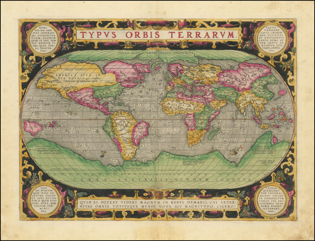 TYPVS ORBIS TERRARVM アンティークマップ 2000ピース Typus Orbis Terrarum | RUDERMAN Maps