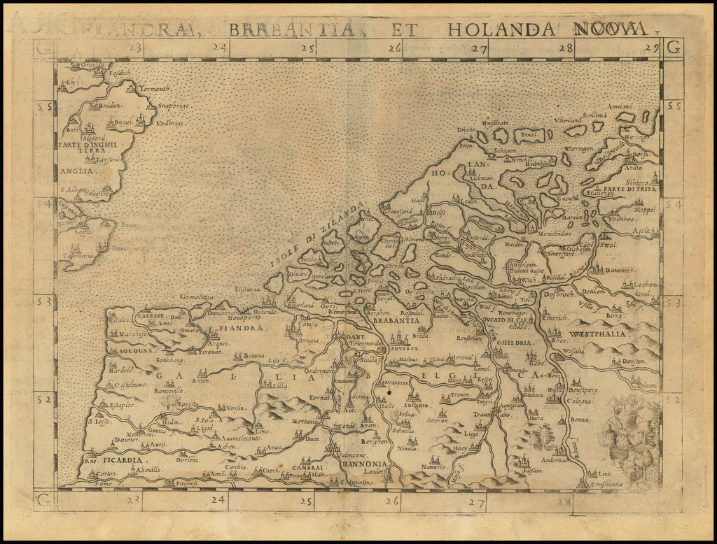 Flandria Brabantia Et Holanda Nuova Barry Lawrence Ruderman Antique