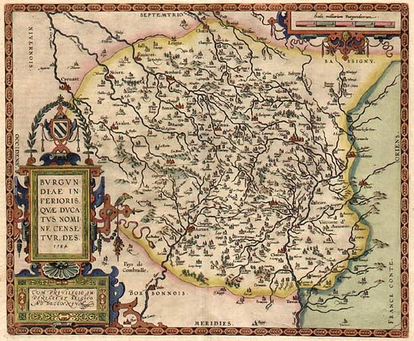 95-Europe and France Map By Abraham Ortelius